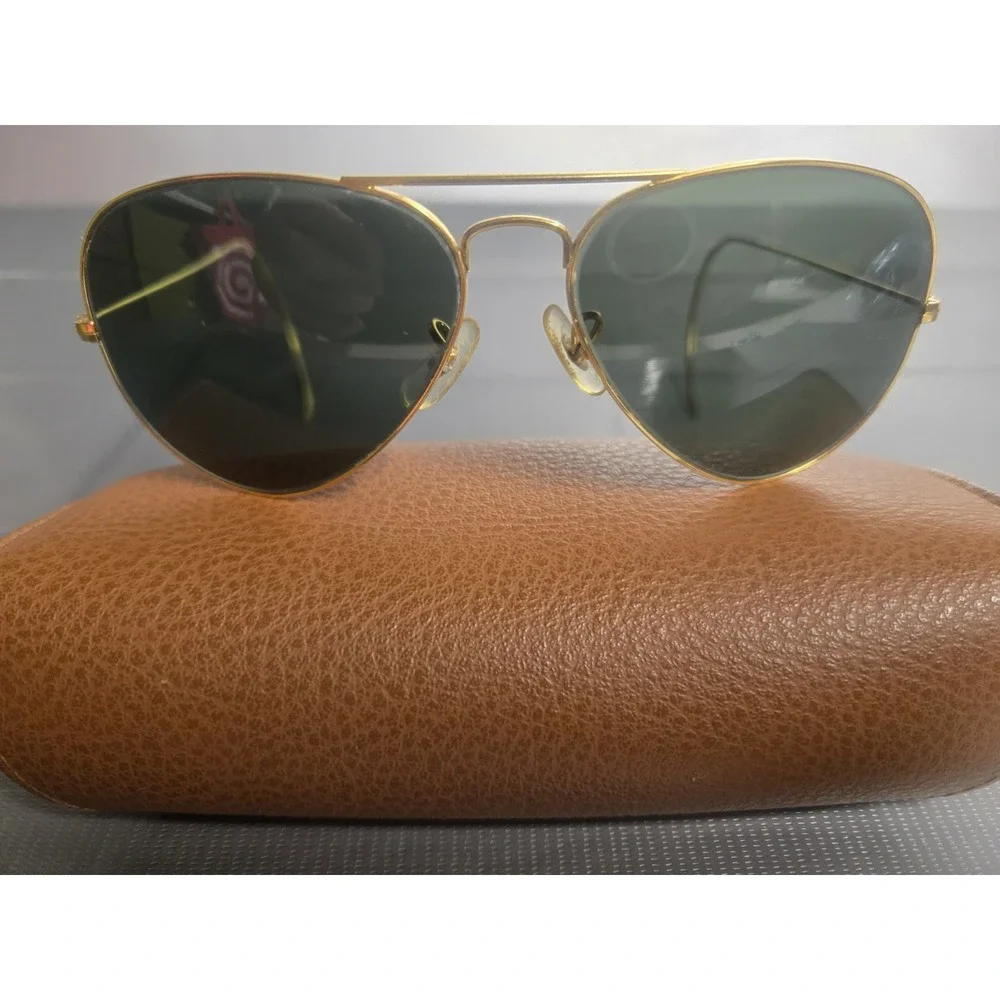 Rare Vintage B&L Ray-Ban USA  Aviator Sunglasses w/ Case